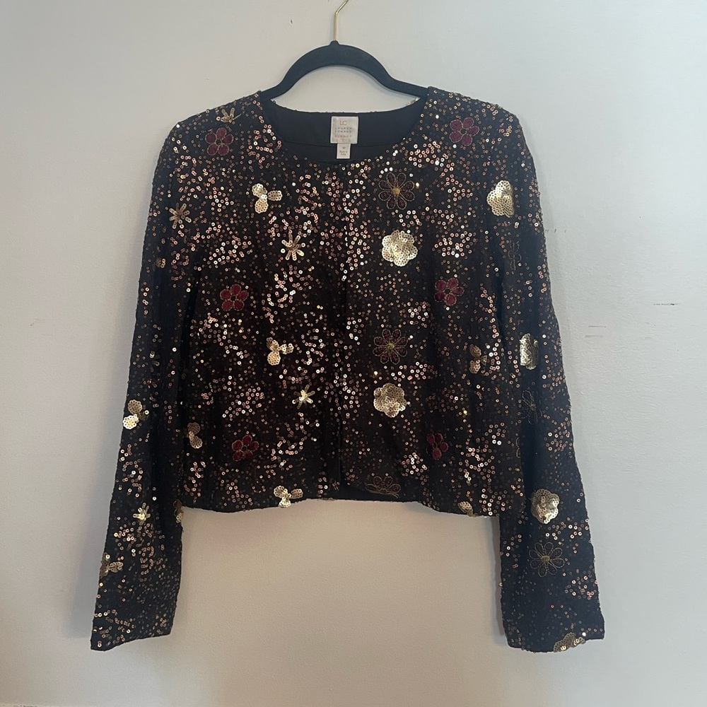 LC Lauren Conrad Runway Sequin Jacket